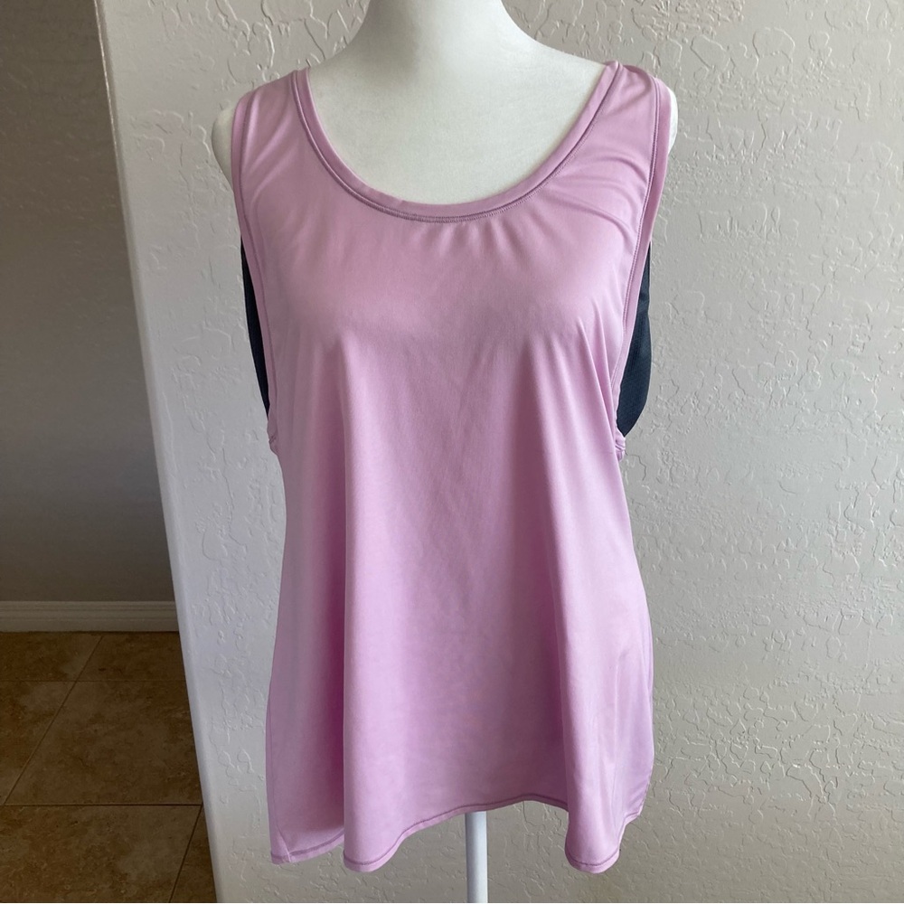 CALIA by Carrie Underwood Light Pink Athletic Racerback Tank Top Size XL
